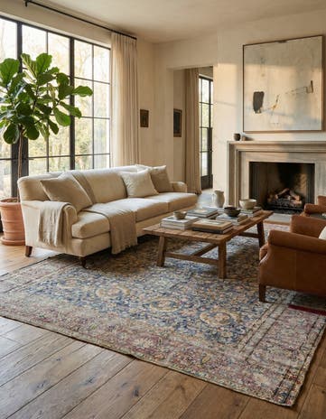 9' 3 x 12' Hand Knotted Ultra Vintage Persian Wool Rug