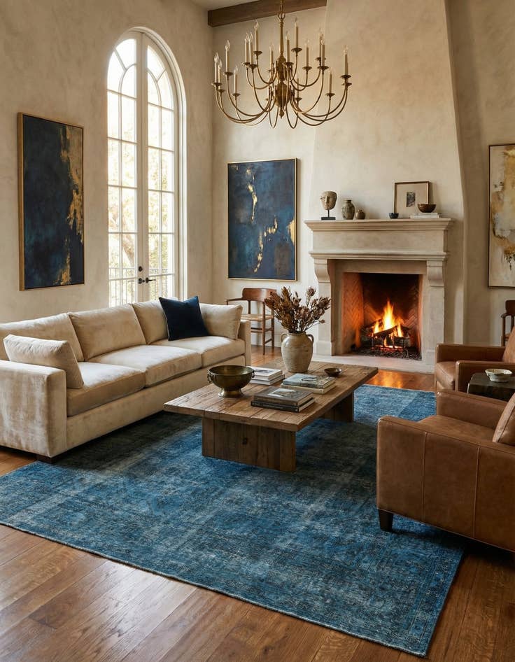 Detail image of  9' 7 x 12' 9  Hand Knotted Ultra Vintage Persian Wool Rug