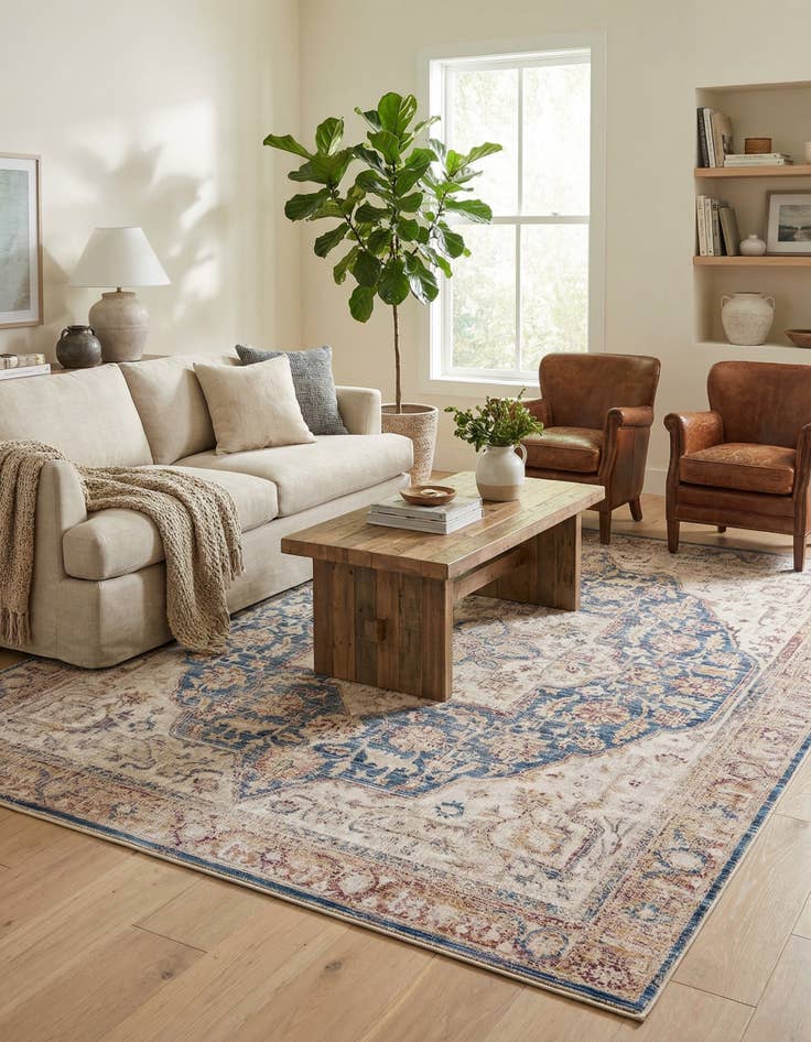 Detail image of 7' 10 x 9' 8 Deepa Rug