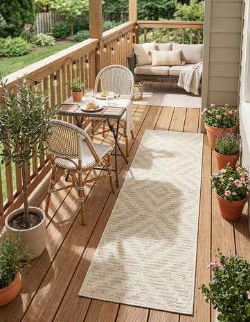 2' x 6' Easy-Clean Sabrina Soto Indoor / Outdoor Runner Rug