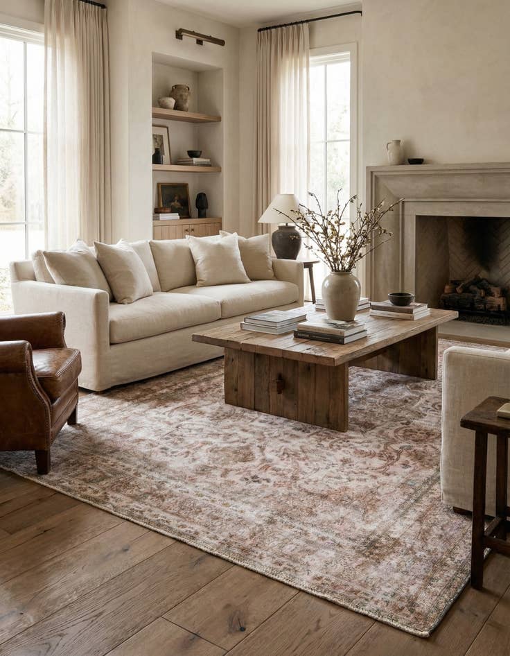 Detail image of 8' 3 x 11' 3  Hand Knotted Ultra Vintage Persian Wool Rug