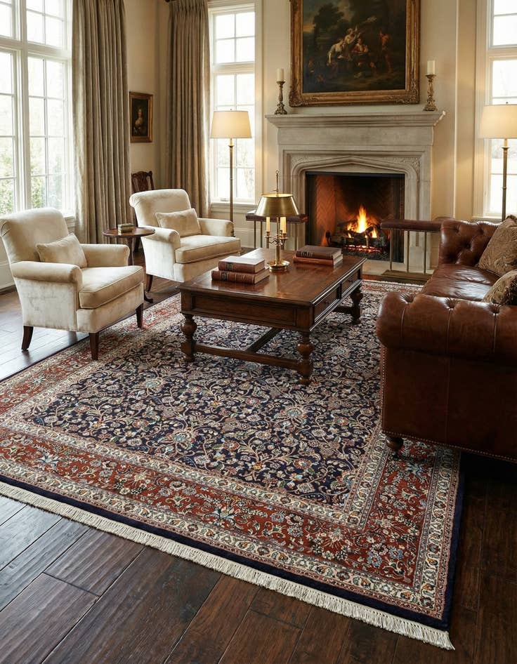 Detail image of 6' 6 x 9' 6 Mood Wool Rug