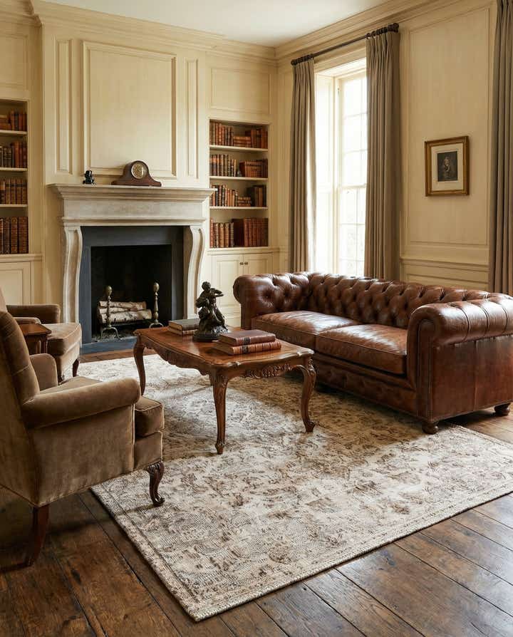 4' x 7' 1 Hand Knotted Ultra Vintage Persian Wool Rug