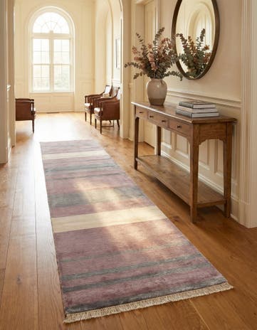 2' 8 x 12' 9 Hand Knotted Darya Wool Runner Rug