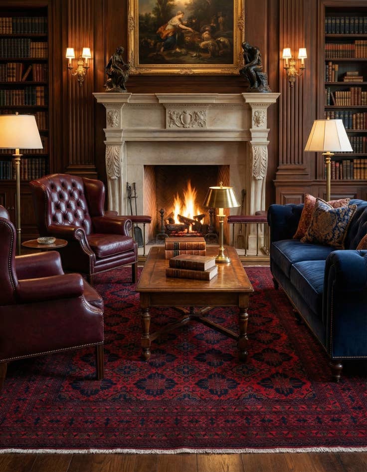 Detail image of  6' 7 x 9' 7  Hand Knotted Khal Mohammadi Wool Rug