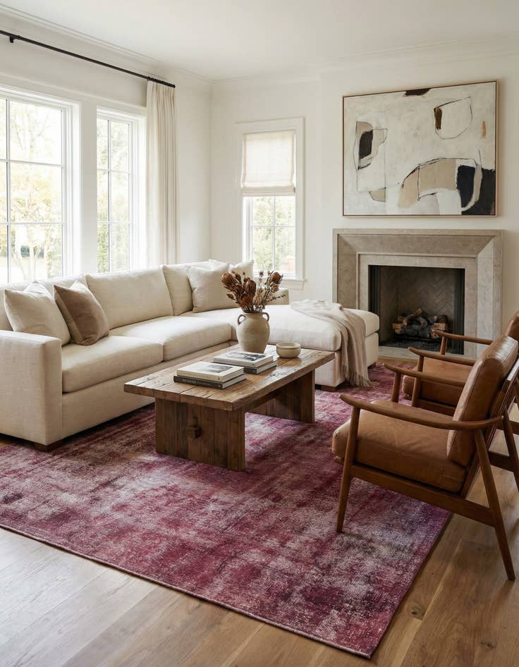 Detail image of 8' x 11' 8  Hand Knotted Ultra Vintage Persian Wool Rug