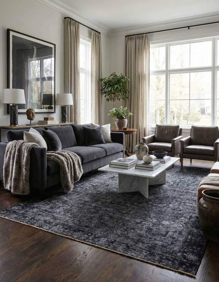 Detail image of 8' 7 x 12' 6  Hand Knotted Ultra Vintage Persian Wool Rug