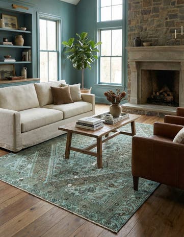 5' 9 x 9' 3 Vintage Rug