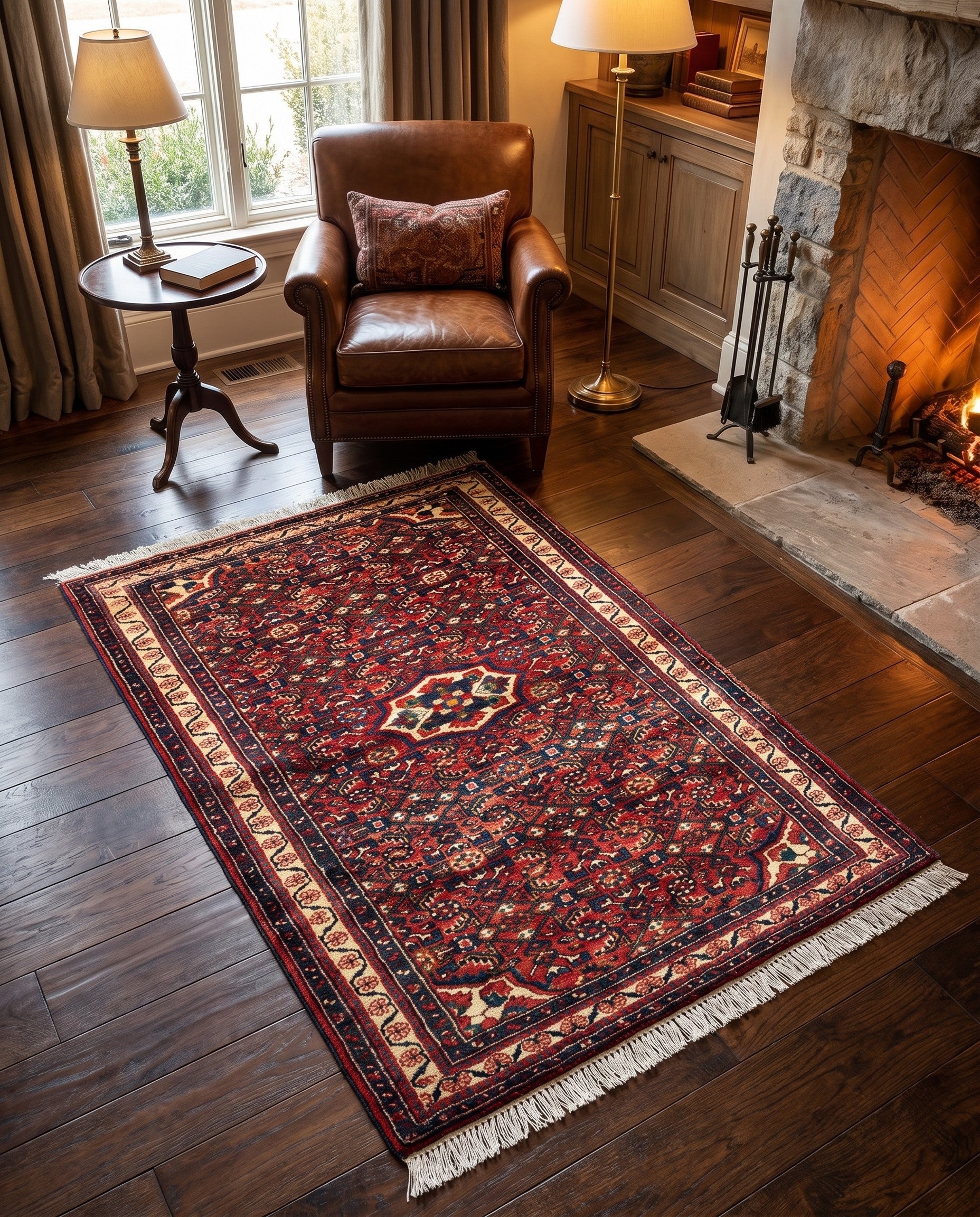 3' 8 x 5' 3 Hossainabad Rug