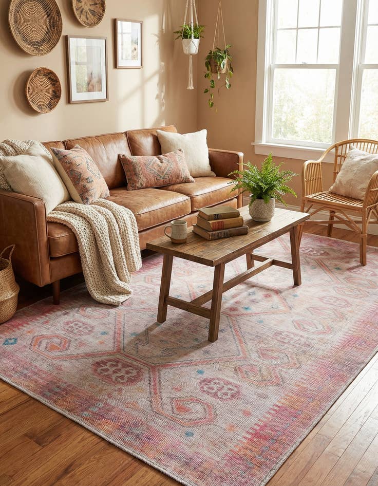 Detail image of 6' x 9'  Washable Sisu Rug