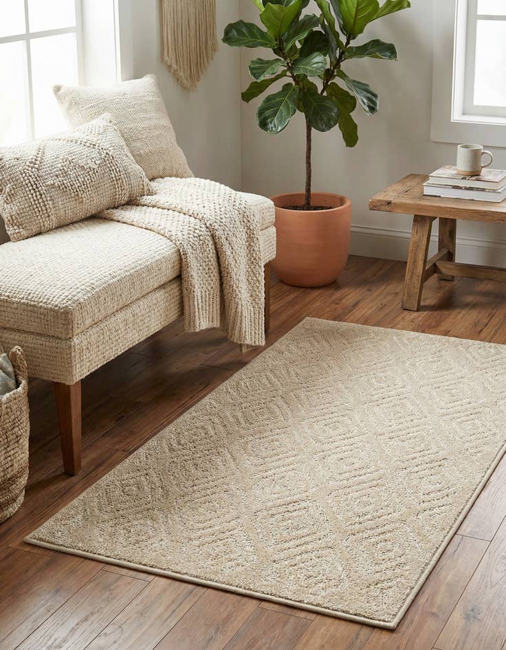 Detail image of  2' x 3'  Washable Sabrina Soto Indoor / Outdoor Rug