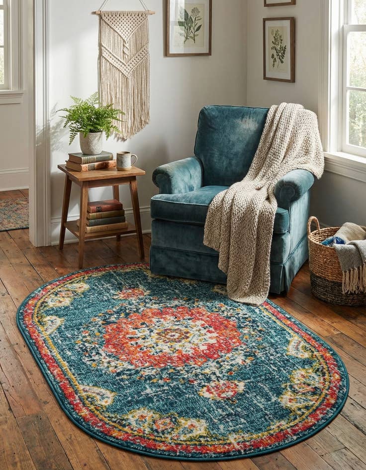 Detail image of 3' x 5' 3 Carrington Oval Rug