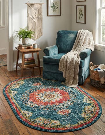 3' x 5' 3 Carrington Oval Rug