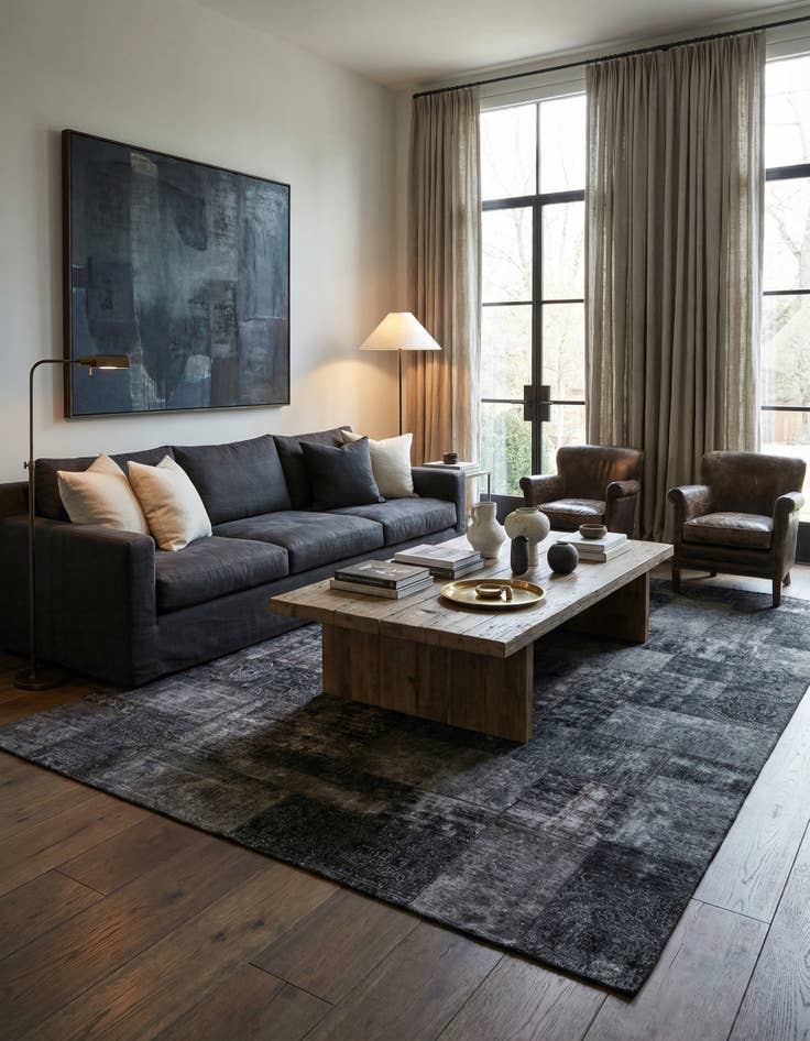 Detail image of 9' x 12' 3  Hand Knotted Ultra Vintage Persian Wool Rug