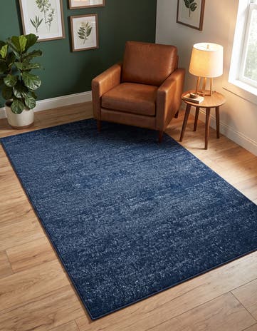 Navy Blue Angelica Rug