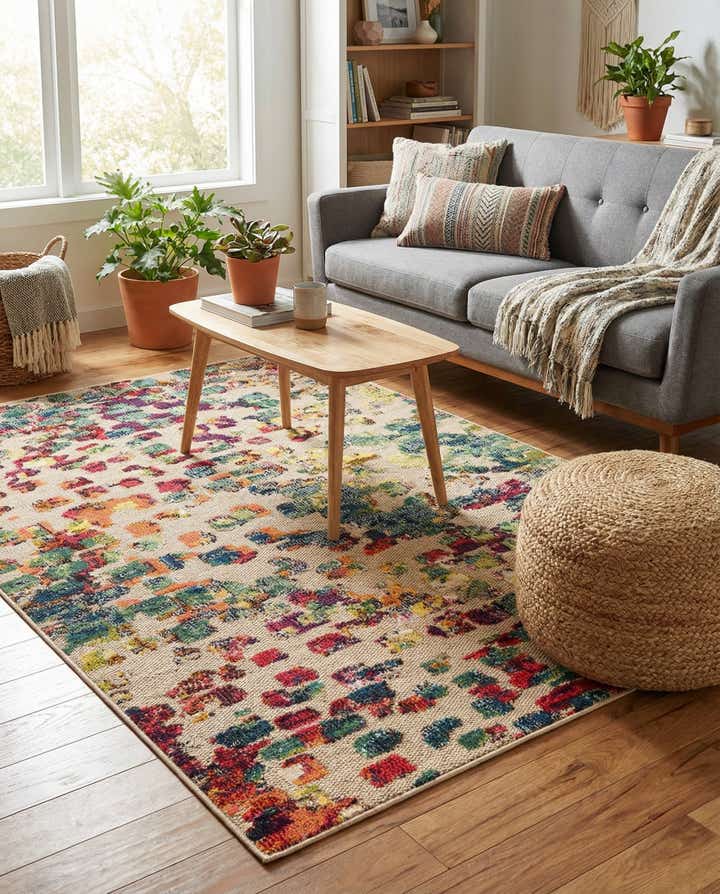 4' x 6' Easy-Clean Casablanca Indoor / Outdoor Rug