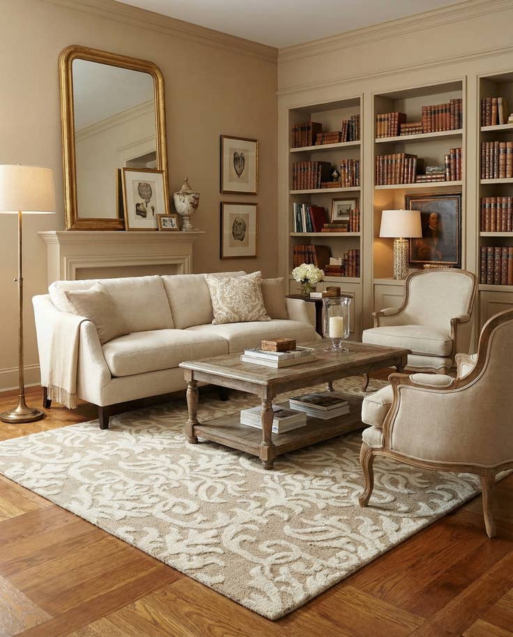 Detail image of 5' x 7' Agra Rug