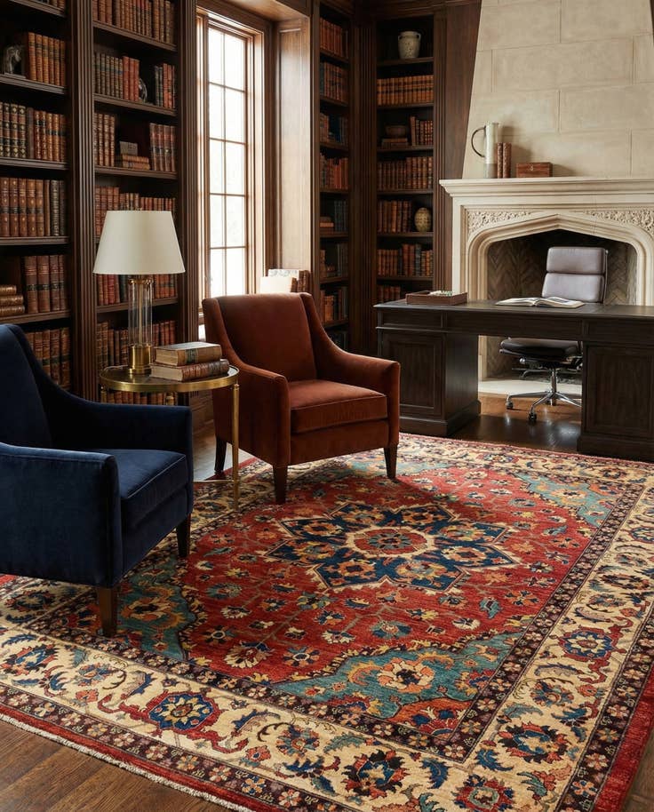 Detail image of 7' 3 x 9' 7 Sara Wool Rug