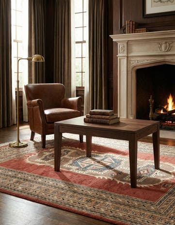 4' 5 x 6' 2 Hand Knotted Bokhara Oriental Rug