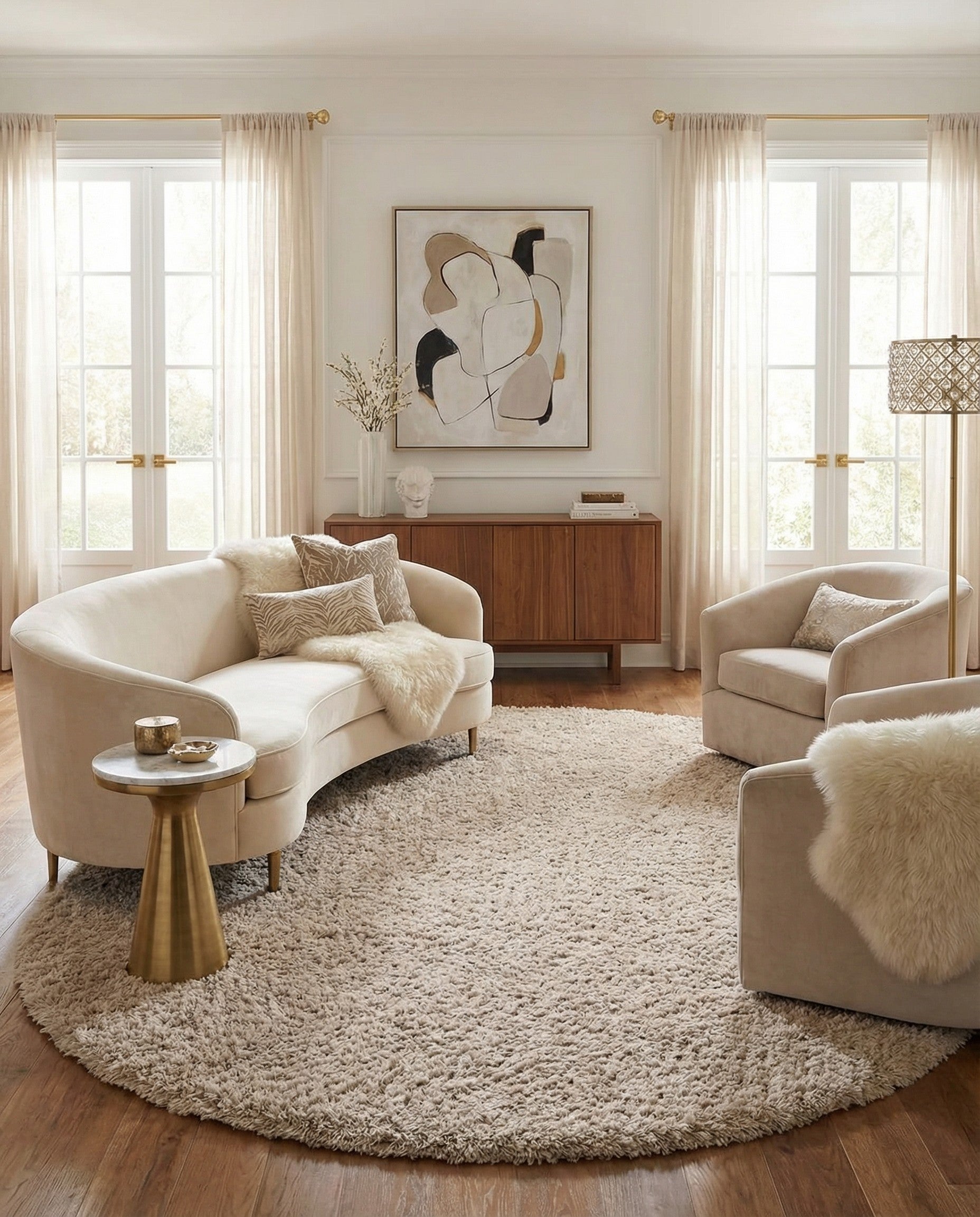  7' 10 x 10' Marilyn Monroe&trade; Shag Oval Rug