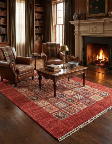 5' 8 x 7' 6 Hand Knotted Ariana Ziegler Rug