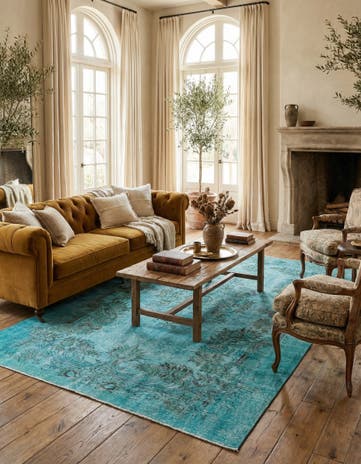6' 1 x 9' 10 Ultra Vintage Wool Rug