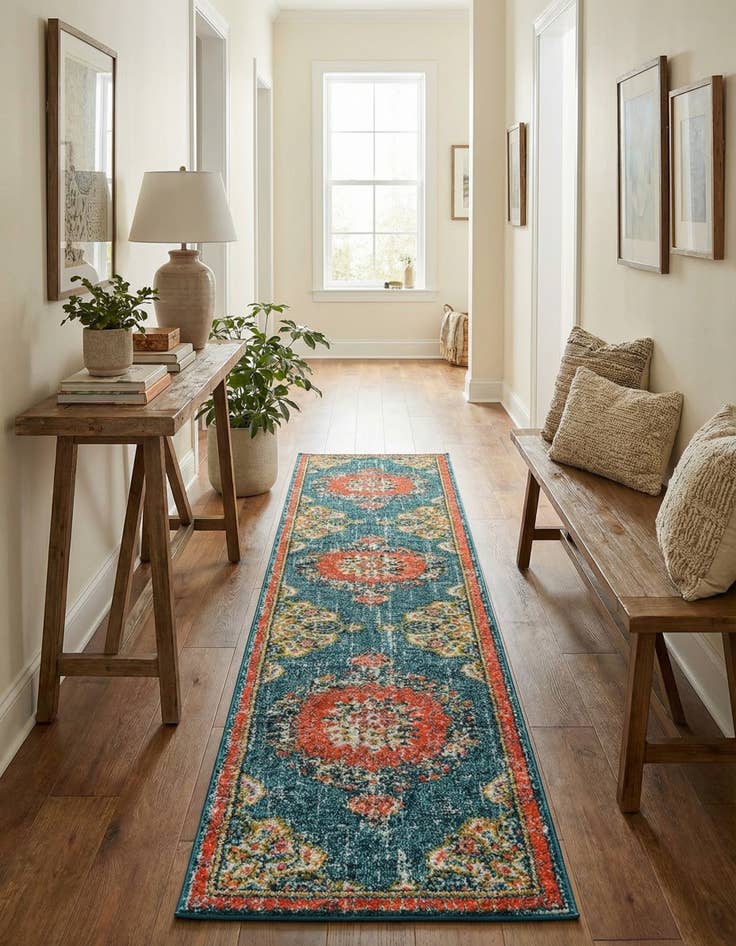 Detail image of 2' 7 x 16' 5 Carrington Runner Rug