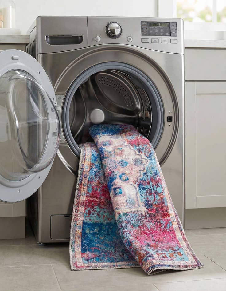 Detail image of  2' x 8'  Washable Francesca Runner Rug