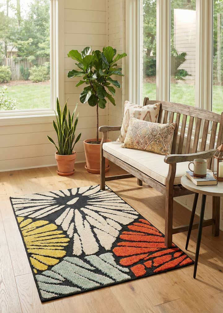 2' x 3' Easy-Clean Casablanca Indoor / Outdoor Rug