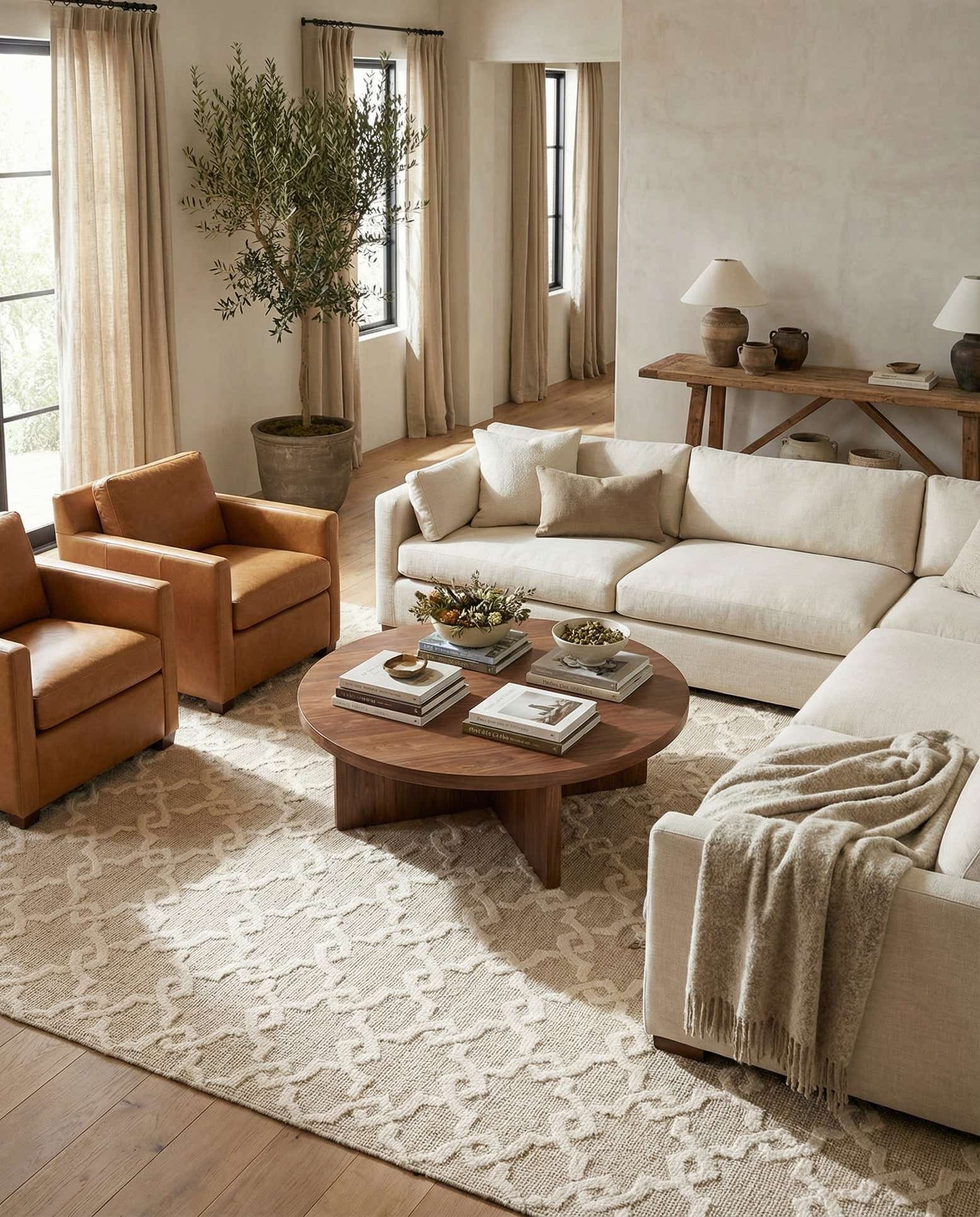 7' 8 x 9' 9 Hand Knotted Luna Rug