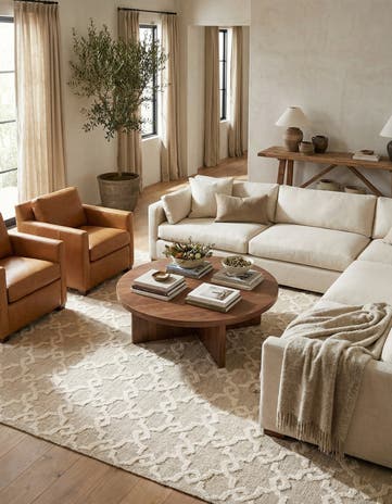 7' 8 x 9' 9 Hand Knotted Luna Rug