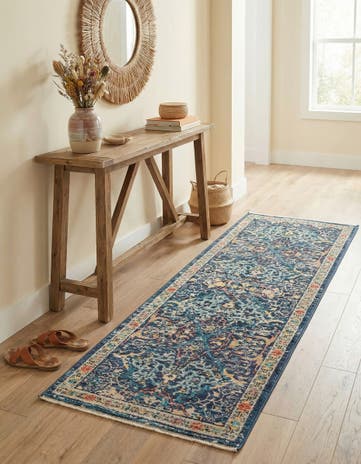 Navy Blue Lola Runner Rug