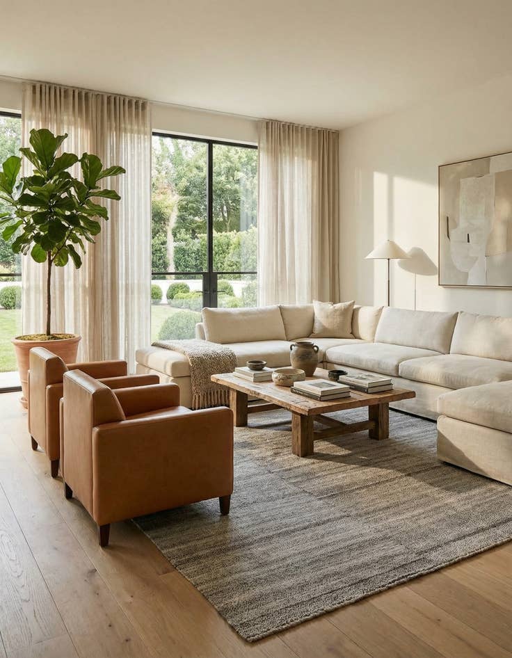 Detail image of 9' 2 x 11' 6  Hand Woven Kilim Modern Wool Rug