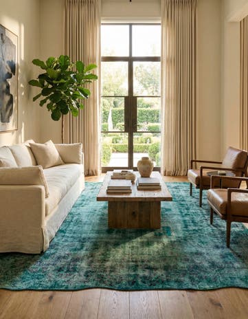 8' 8 x 11' 6 Hand Knotted Ultra Vintage Persian Wool Rug