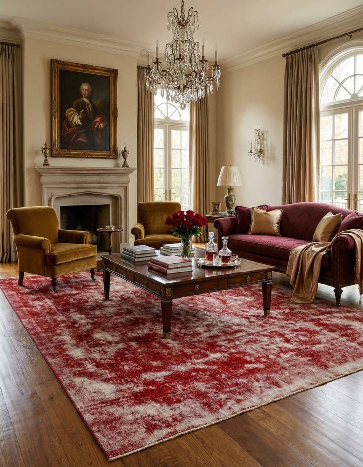 Detail image of 9' 5 x 12' 4 Vintage Royal Wool Rug