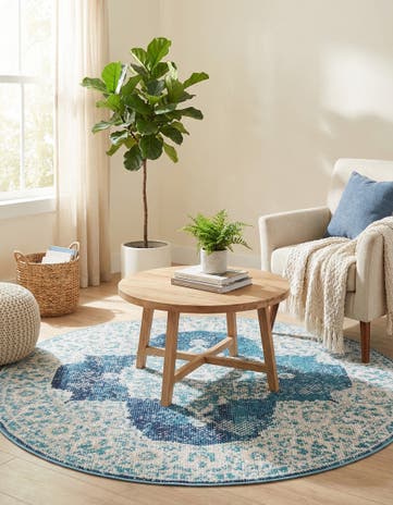 4' x 4' Amulet Round Rug