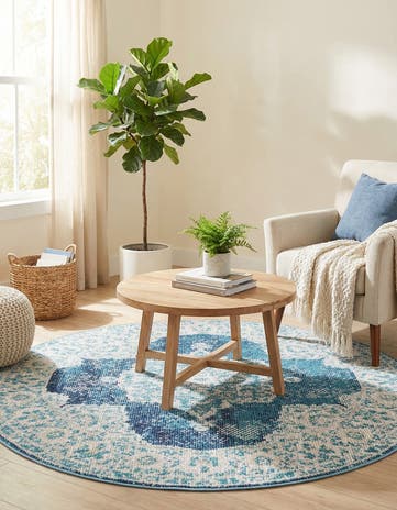 4' x 4' Amulet Round Rug