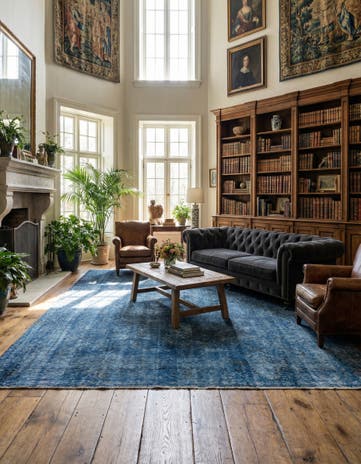 7' 7 x 11' 2 Vintage Wool Rug