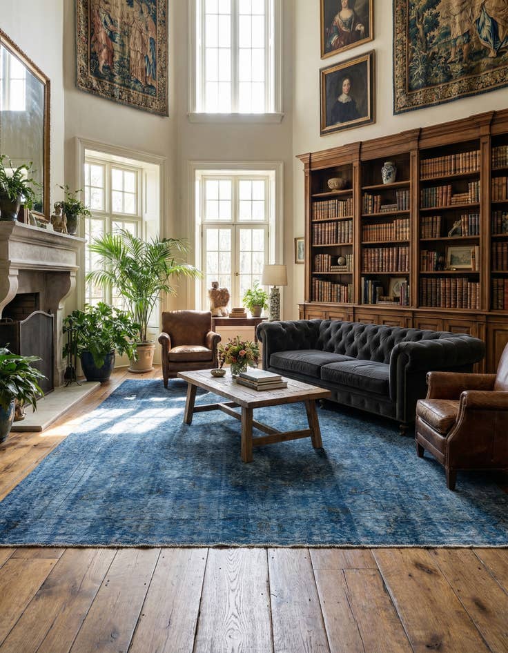 Detail image of 7' 7 x 11' 2 Vintage Wool Rug