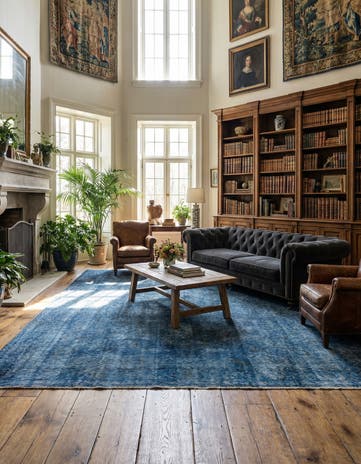 7' 7 x 11' 2 Vintage Wool Rug