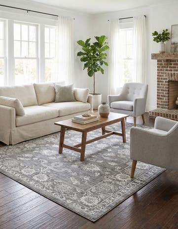 Gray Boston Rug
