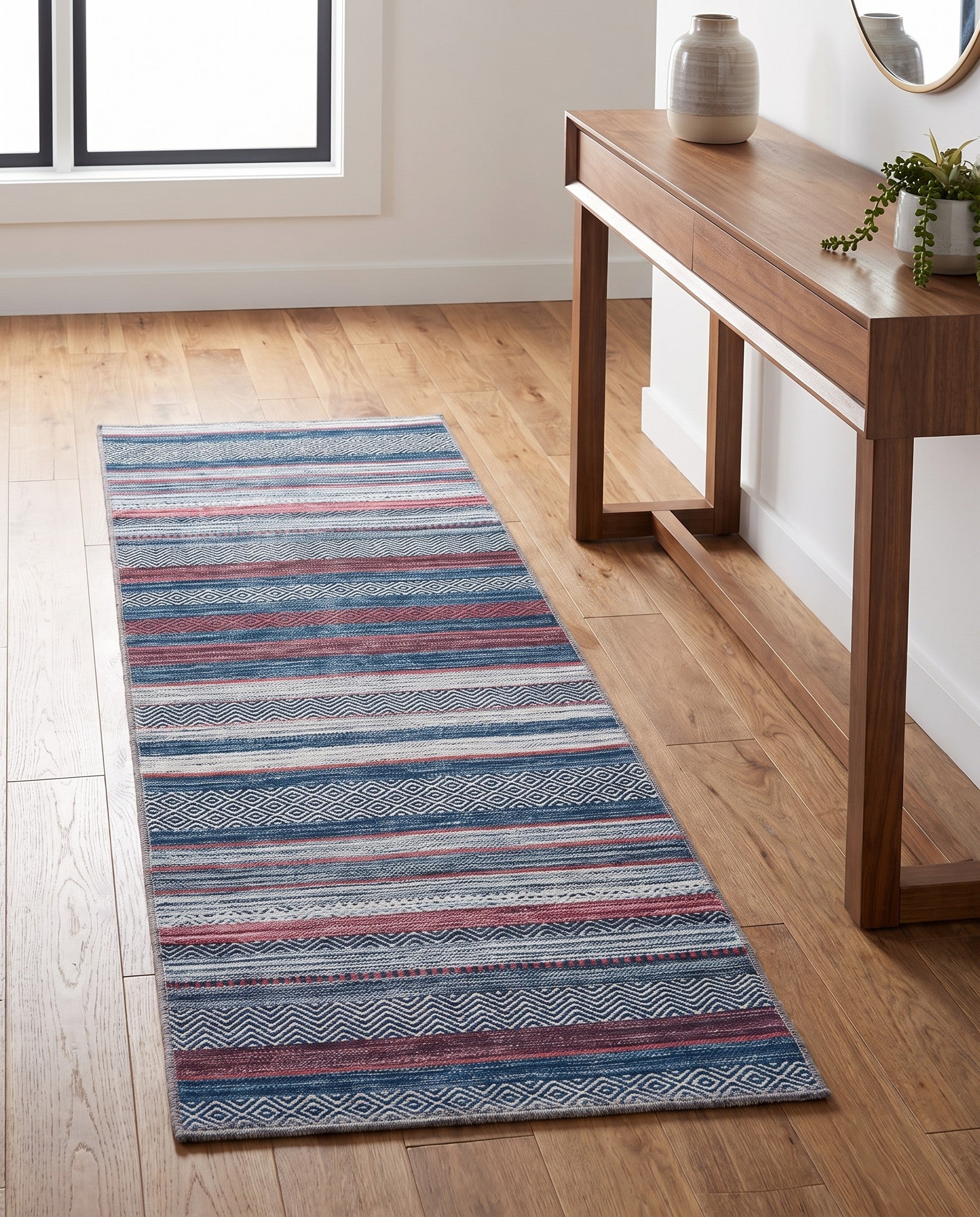 2' x 5' Washable Yara Runner Rug