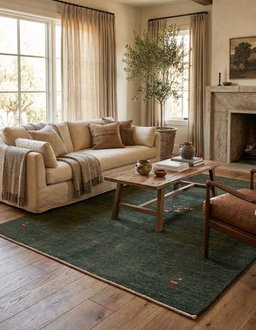 4' 9 x 6' 5 Gabbeh Shouli Rug
