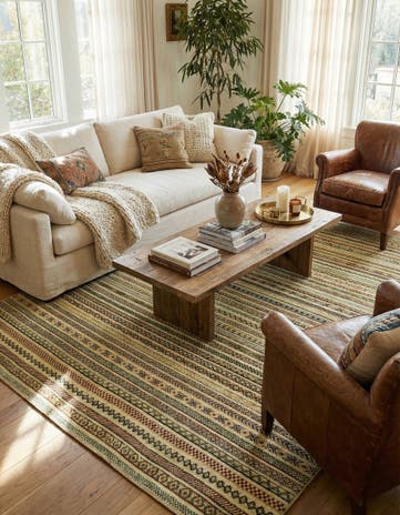 8' x 9' 8 Hand Knotted Darya Rug