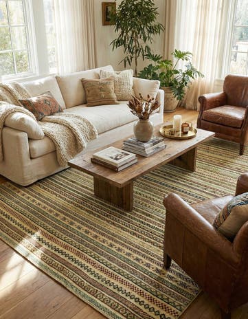 8' x 9' 8 Hand Knotted Darya Rug