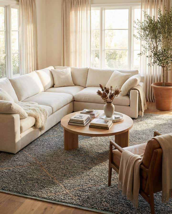 8' x 10' 8 Hand Knotted Moroccan Wool Rug