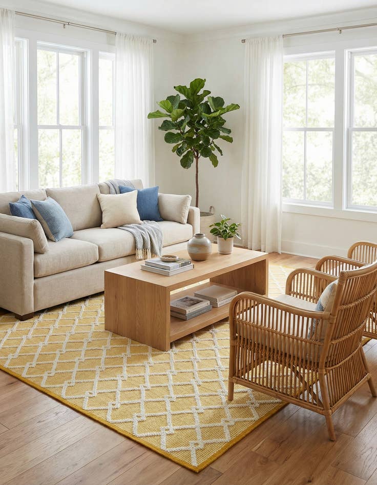 Detail image of  7' 10 x 10'  Hand Knotted Jill Zarin Dorset Rug