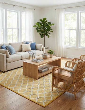 7' 10 x 10' Hand Knotted Jill Zarin Dorset Rug