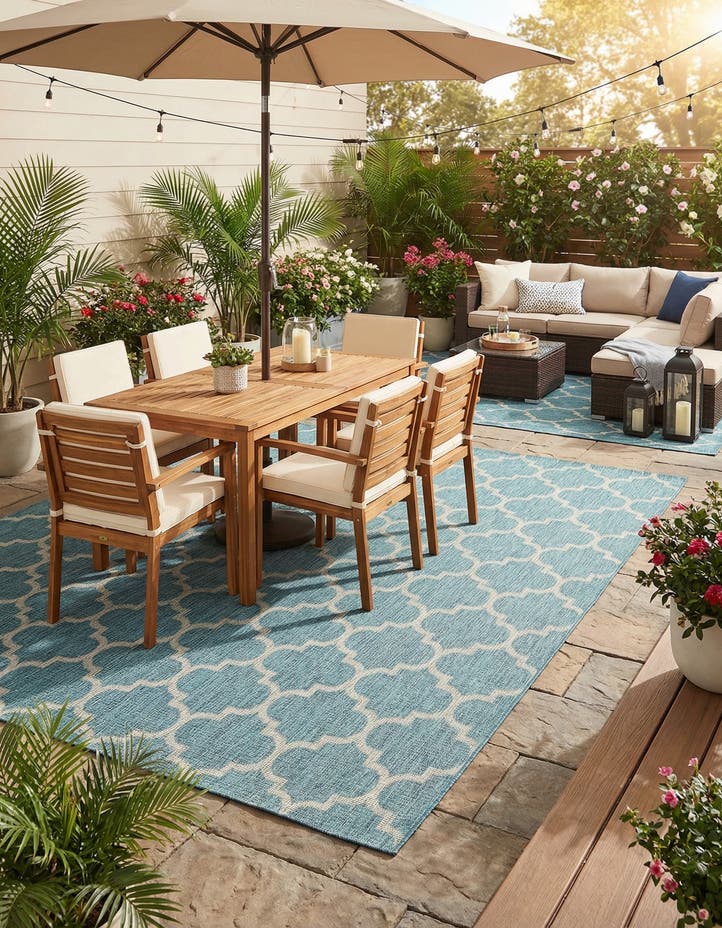 9' x 12' Easy-Clean Lattice Indoor / Outdoo...