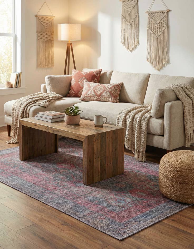 Detail image of 3' 3 x 5' 3  Washable Sisu Rug